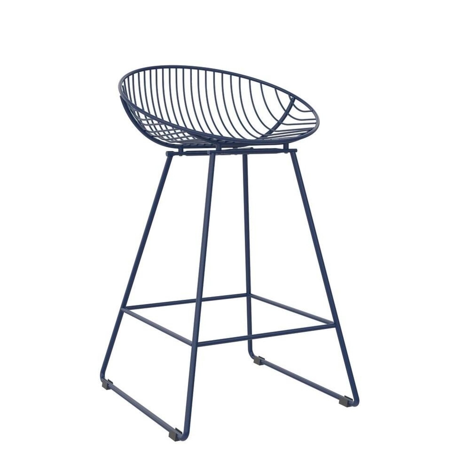 Navy Blue Bar Stools - image-5