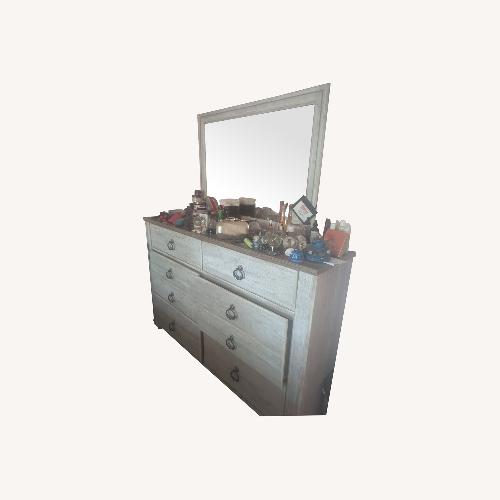 Used Willowton Dresser Mirror Set for sale on AptDeco