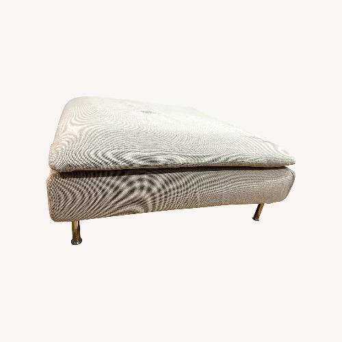 Used IKEA - Fabric Ottoman/Footstool/Pouffe for sale on AptDeco