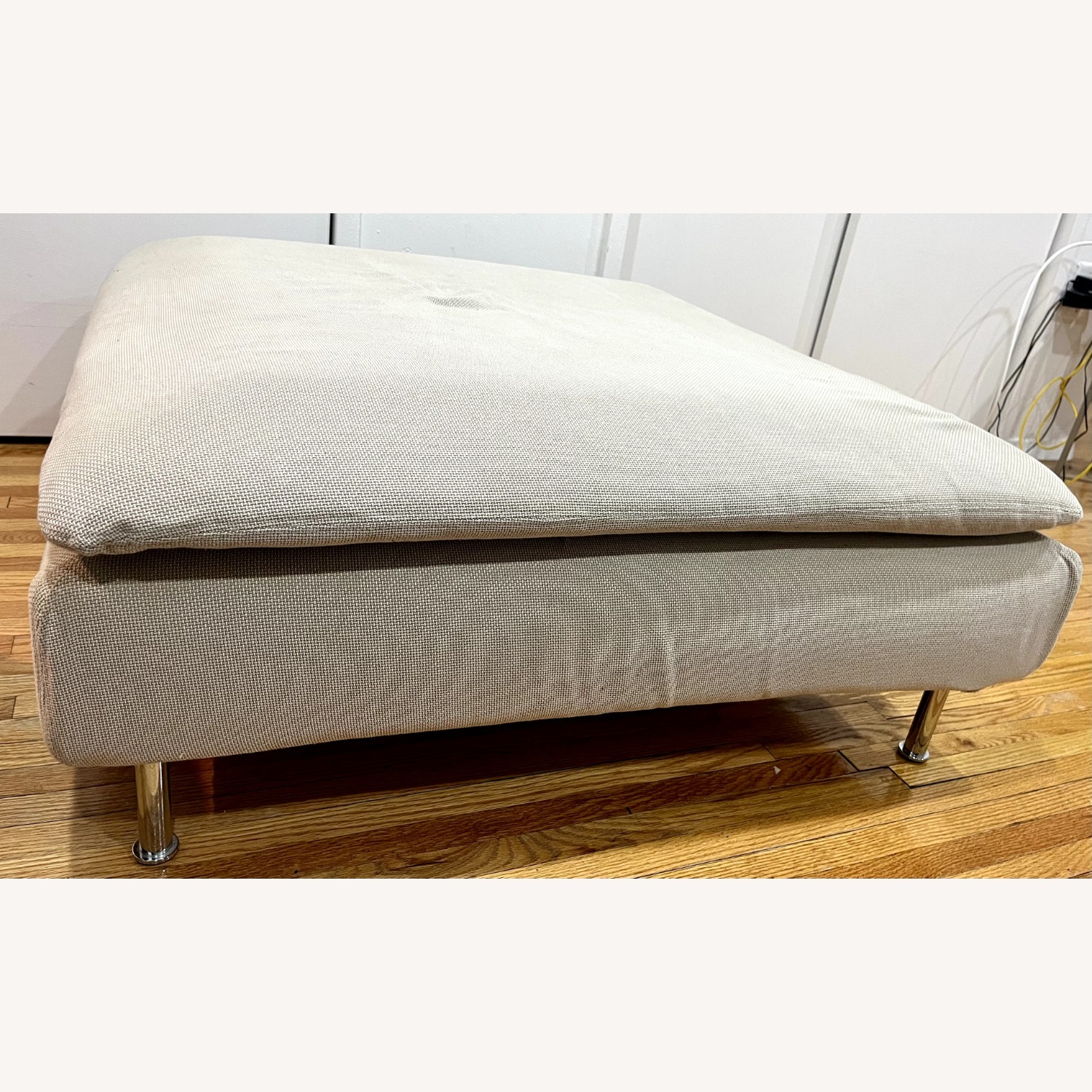 IKEA - Fabric Ottoman/Footstool/Pouffe - image-2