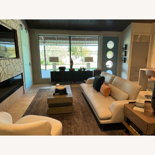 Used Roche Bobois Leather Sofa 4‑Seat for sale on AptDeco