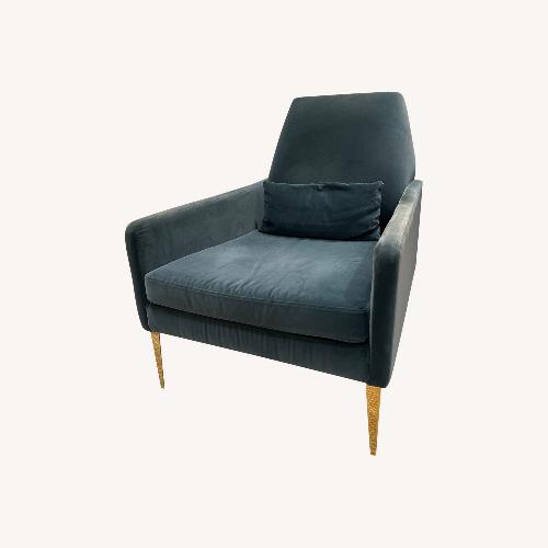 Used West Elm Smythe Velvet Accent Chair for sale on AptDeco