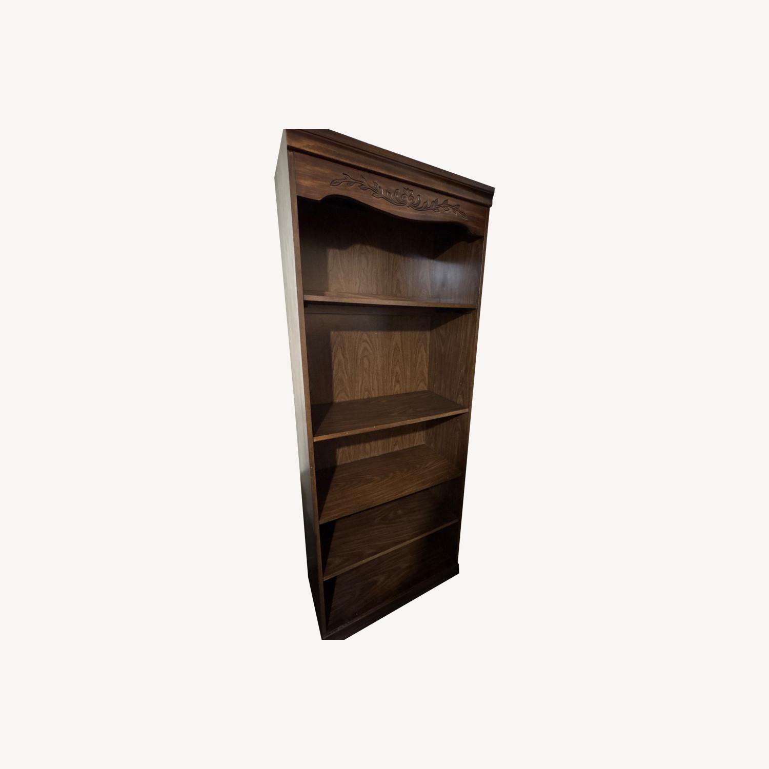 Dark Brown Bookshelf - image-0