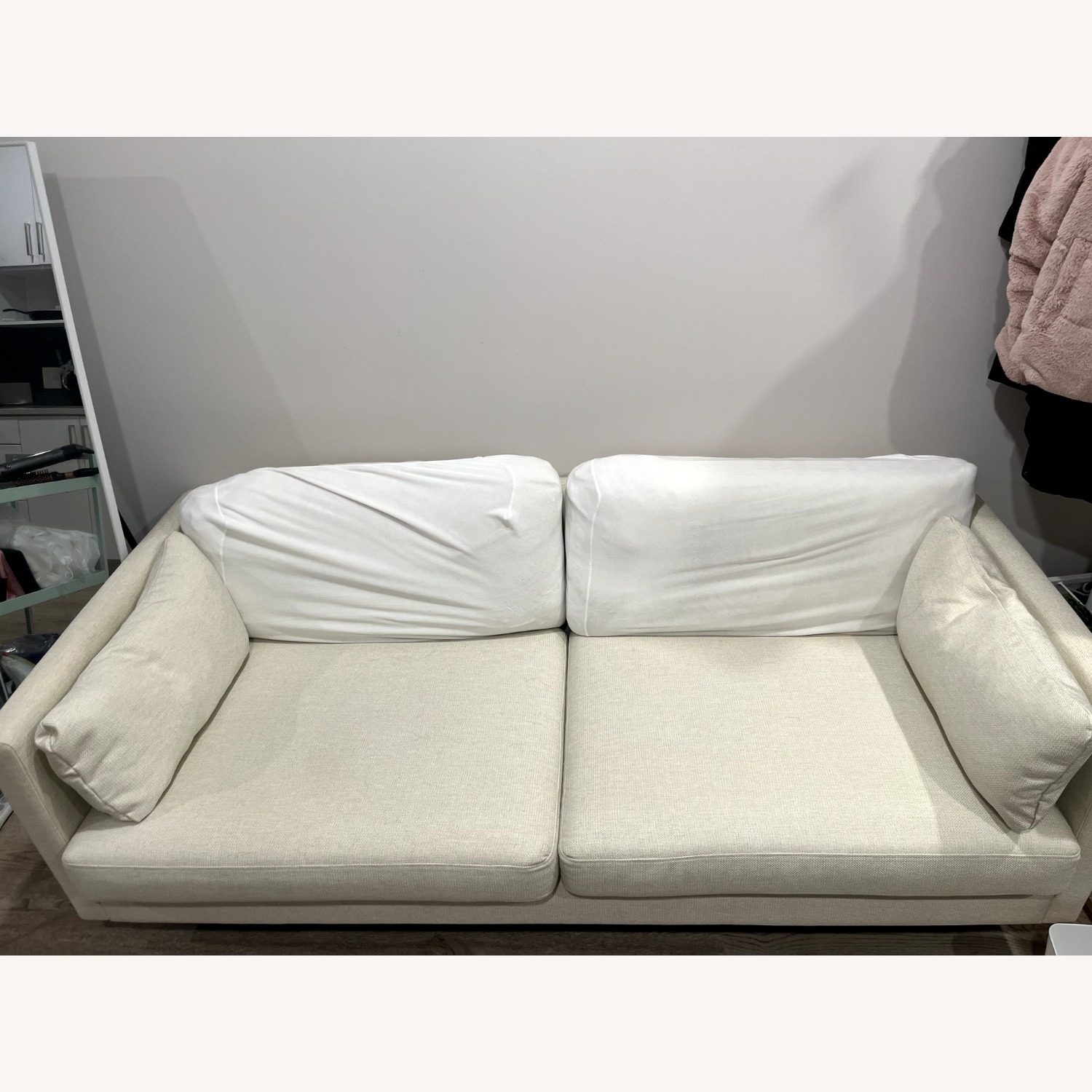 Anton 74" Loveseat - Limestone - image-1
