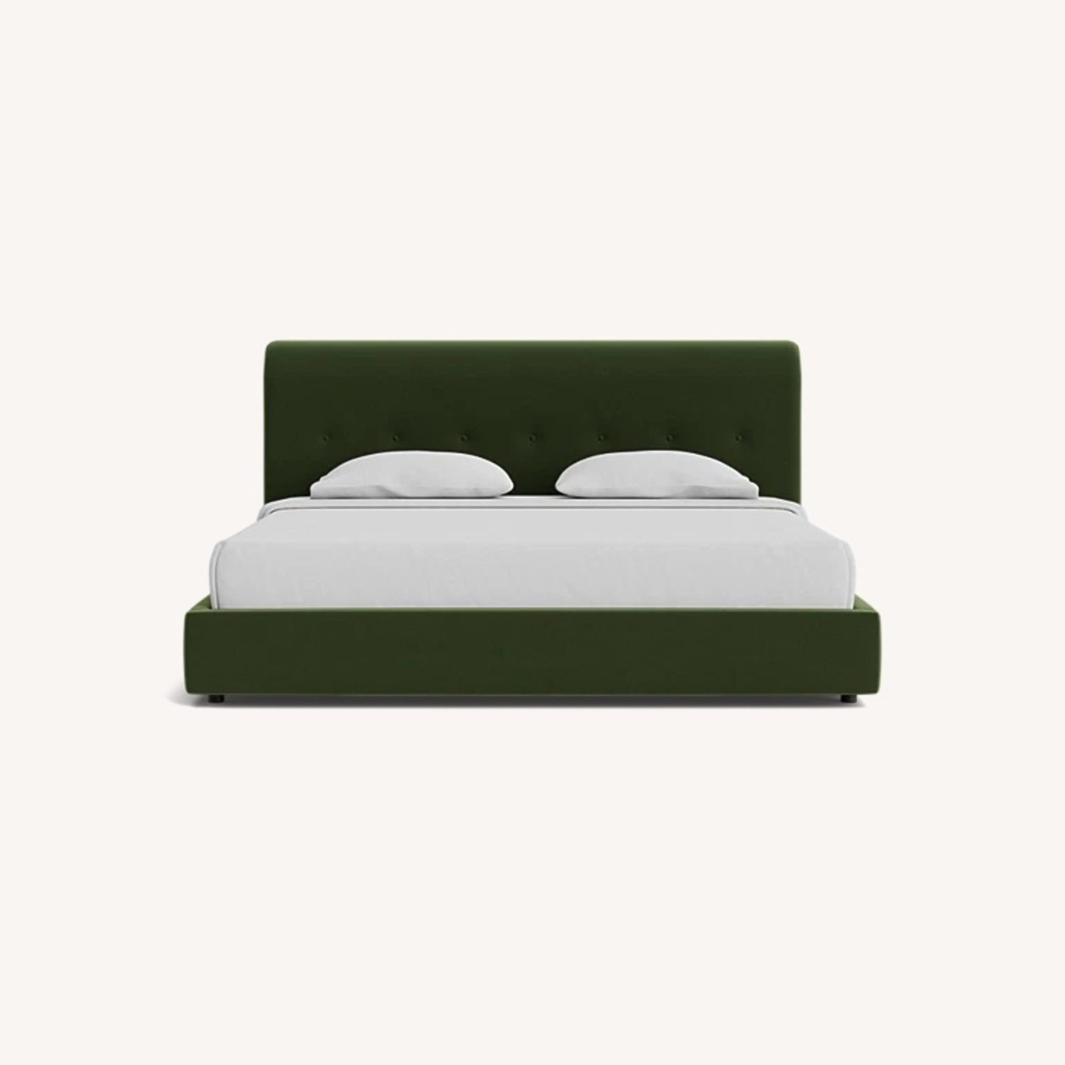 Joybird Alvin Teal Upholstered Queen Storage Bed - image-0