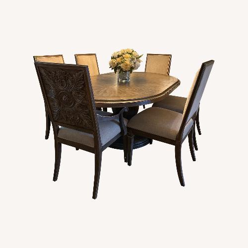 Used Hooker Furniture Dining Table Set for sale on AptDeco