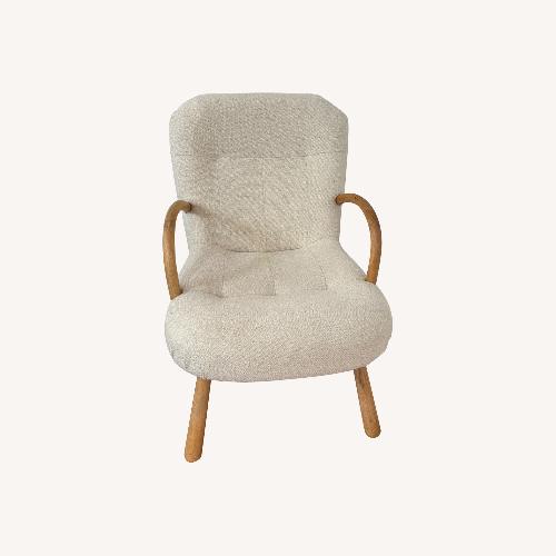 Used Vintage Clam Chair Replica for sale on AptDeco