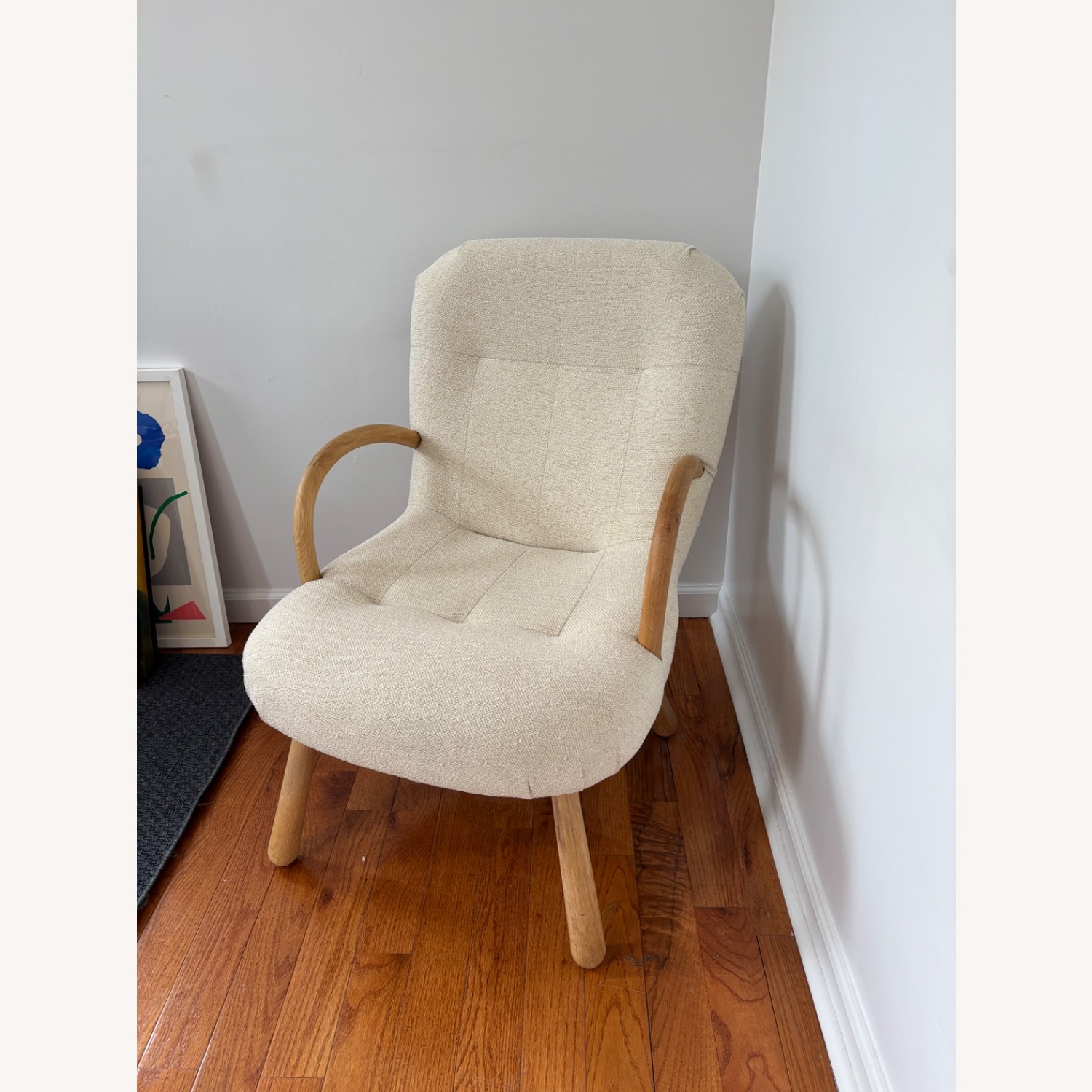 Vintage Clam Chair Replica - image-9