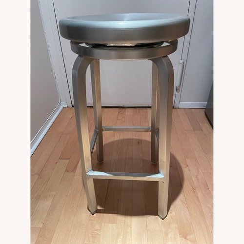 Used  Two Metal Bar Stools for sale on AptDeco