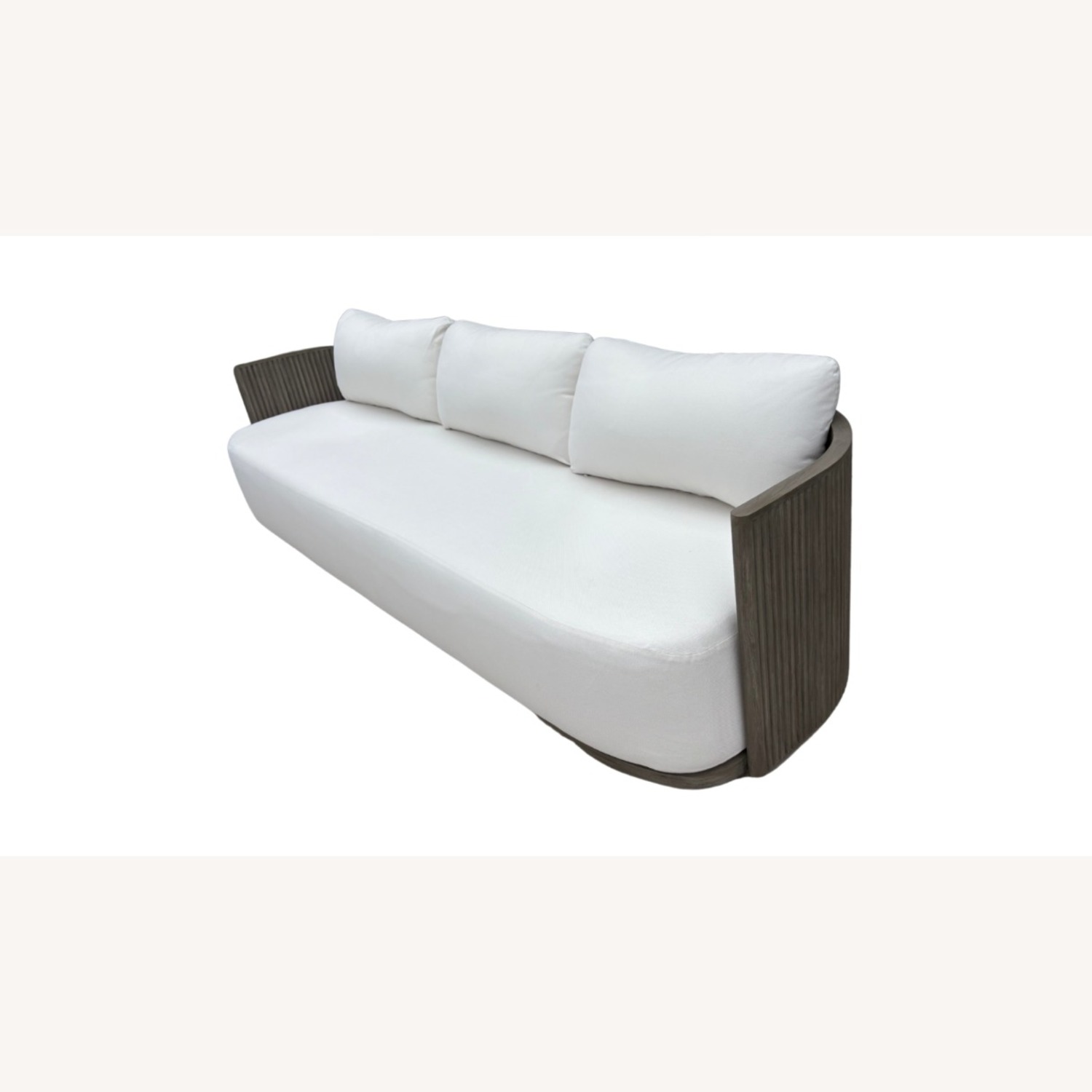 Restoration Hardware Byron Outdoor Teak Sofa - image-5
