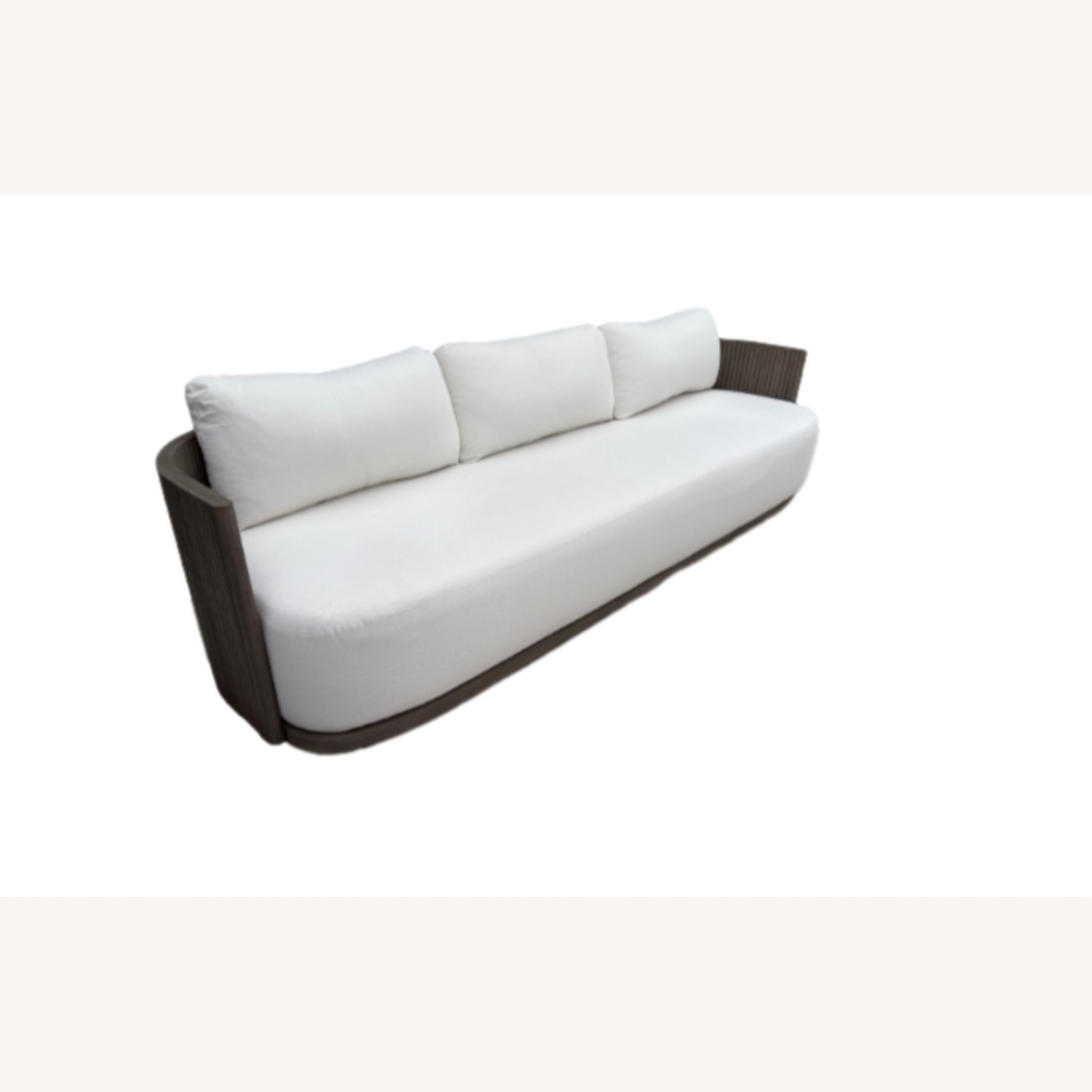 Restoration Hardware Byron Outdoor Teak Sofa - image-15