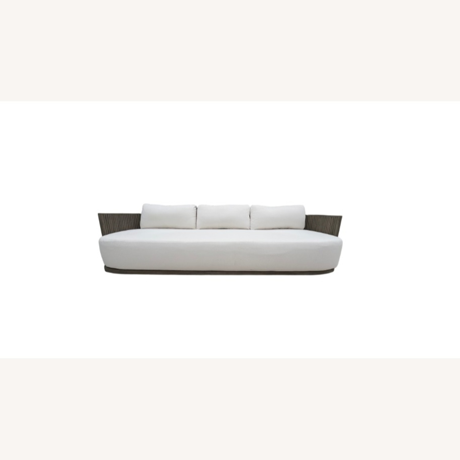 Restoration Hardware Byron Outdoor Teak Sofa - image-6