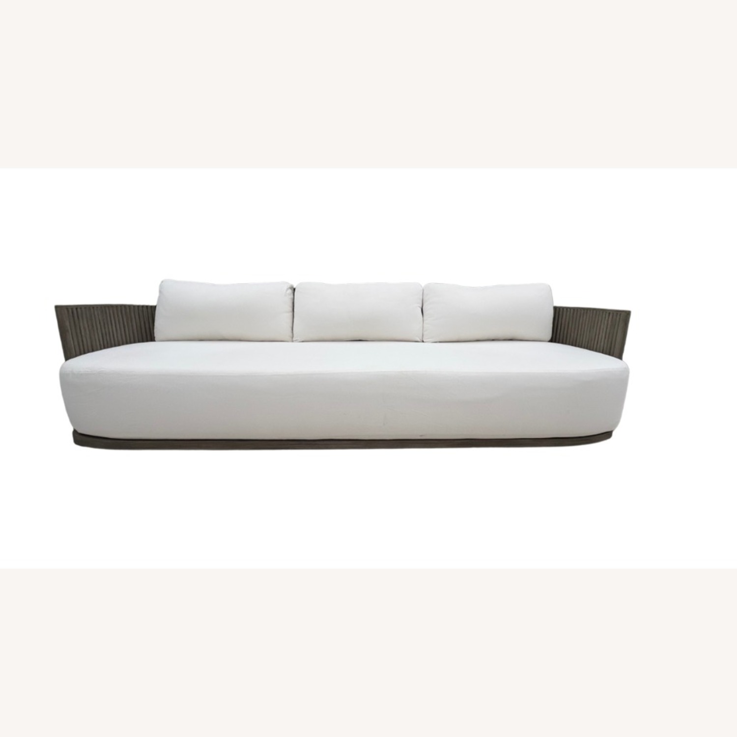 Restoration Hardware Byron Outdoor Teak Sofa - image-4