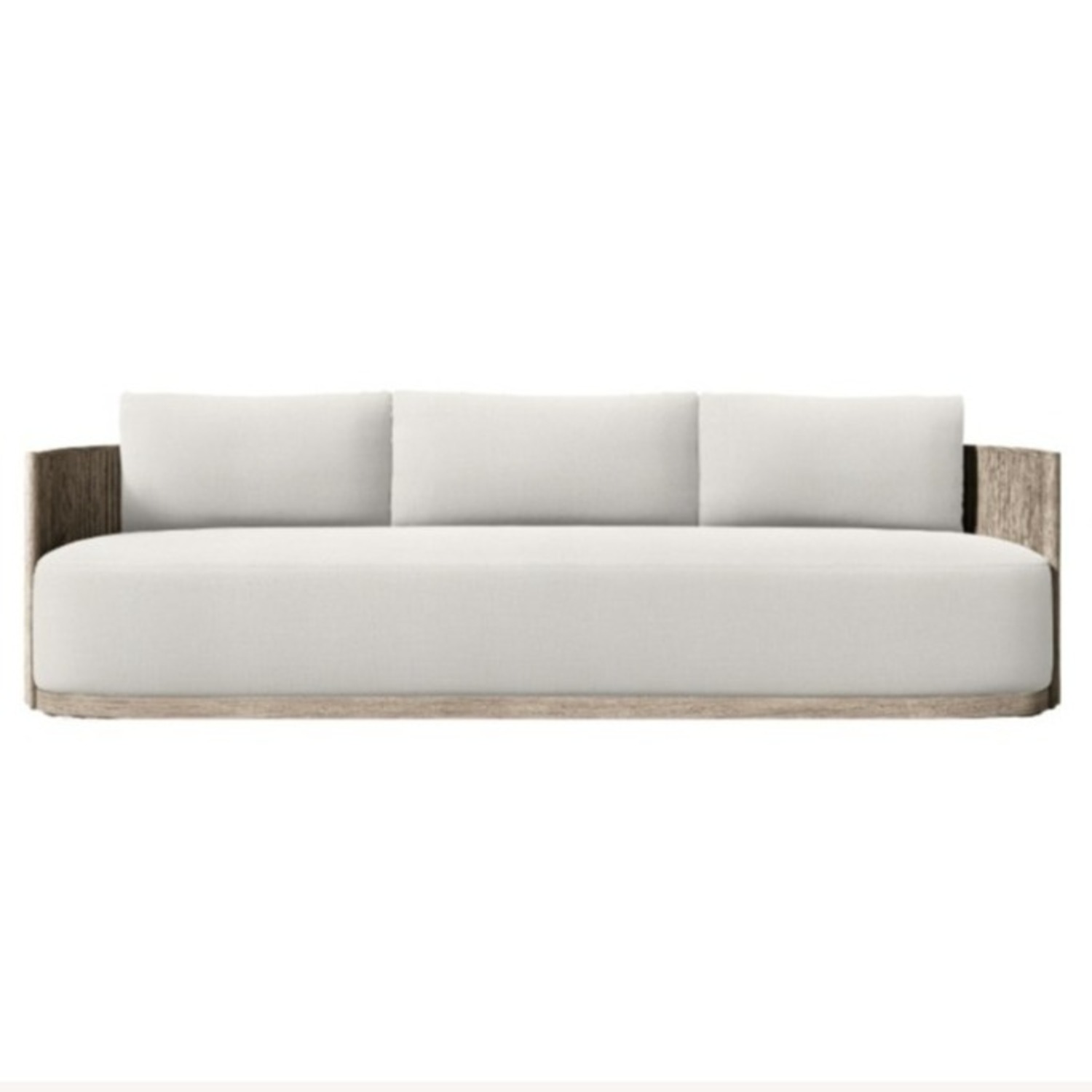 Restoration Hardware Byron Outdoor Teak Sofa - image-14