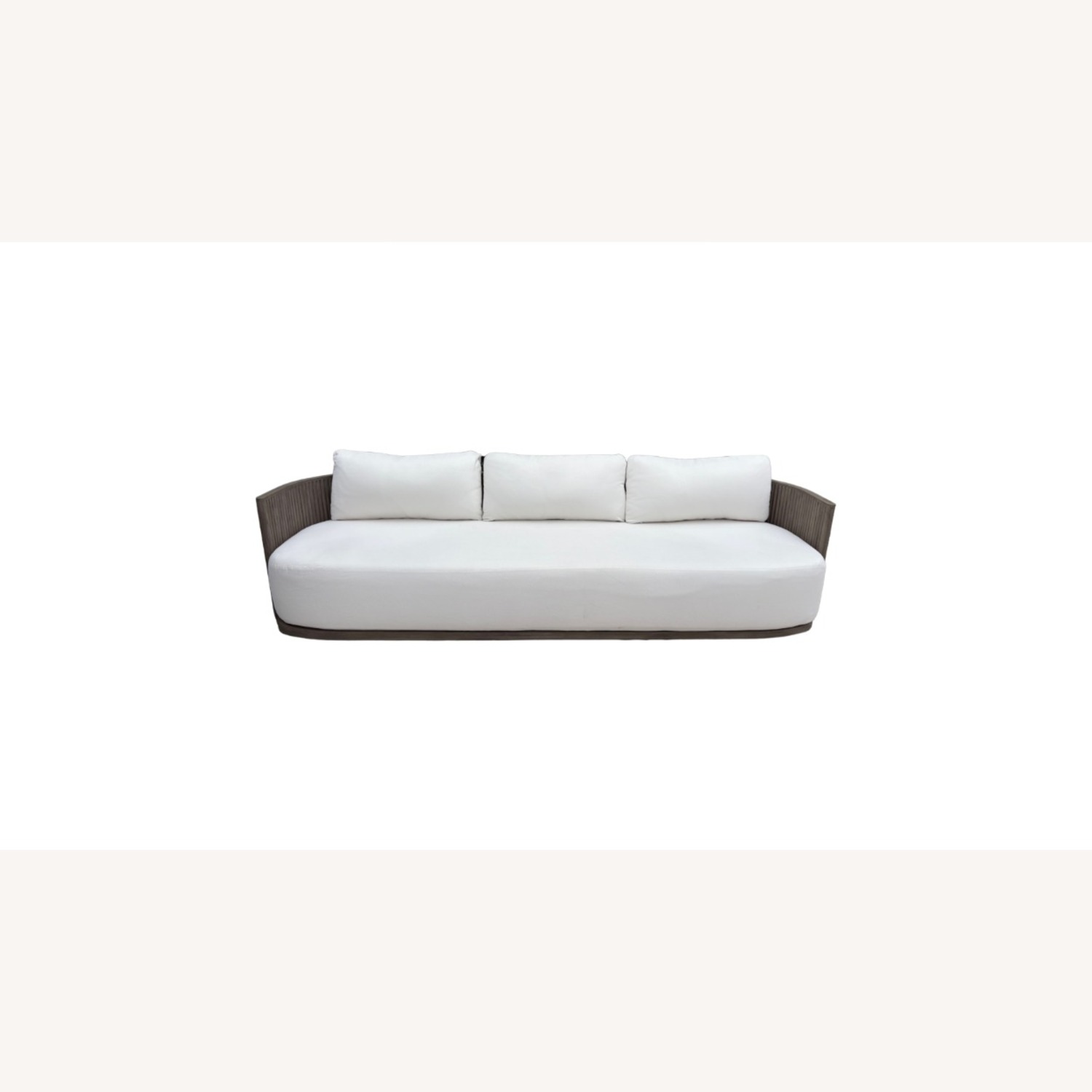 Restoration Hardware Byron Outdoor Teak Sofa - image-8