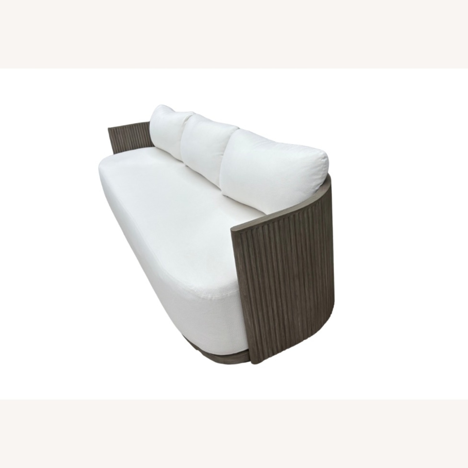 Restoration Hardware Byron Outdoor Teak Sofa - image-0