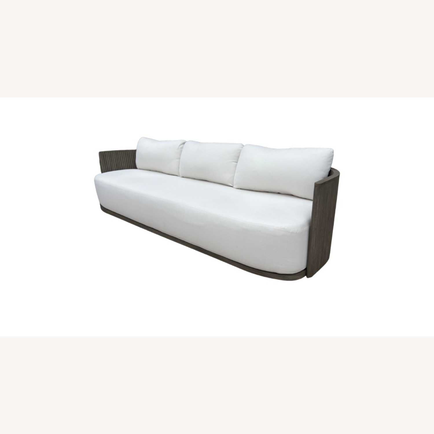 Restoration Hardware Byron Outdoor Teak Sofa - image-10