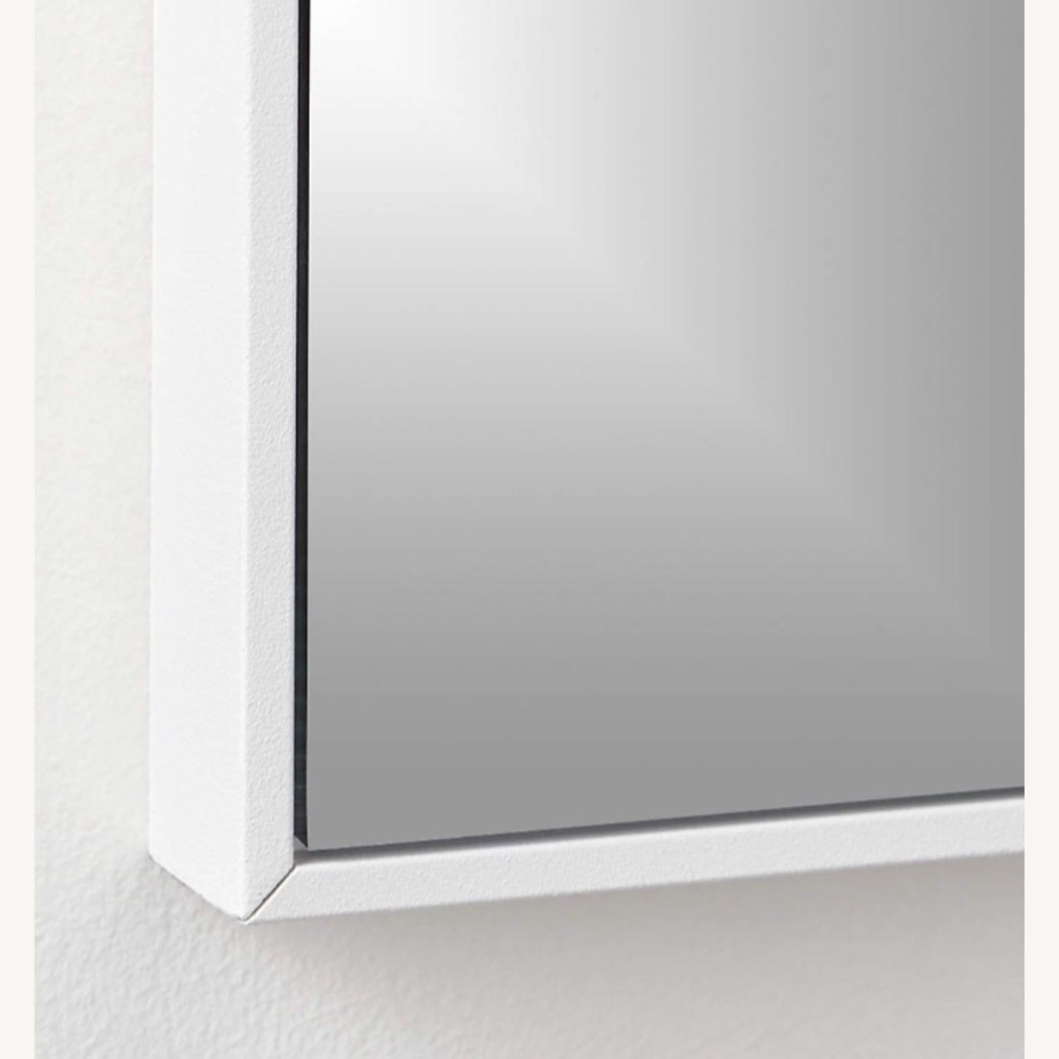 CB2 Matte White Infinity Wall Mirror - image-7