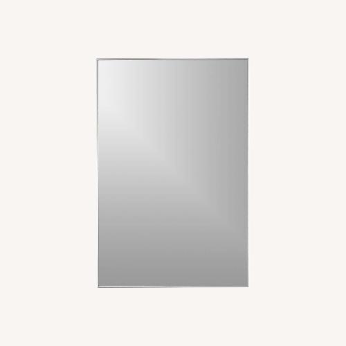 Used CB2 Matte White Infinity Wall Mirror for sale on AptDeco