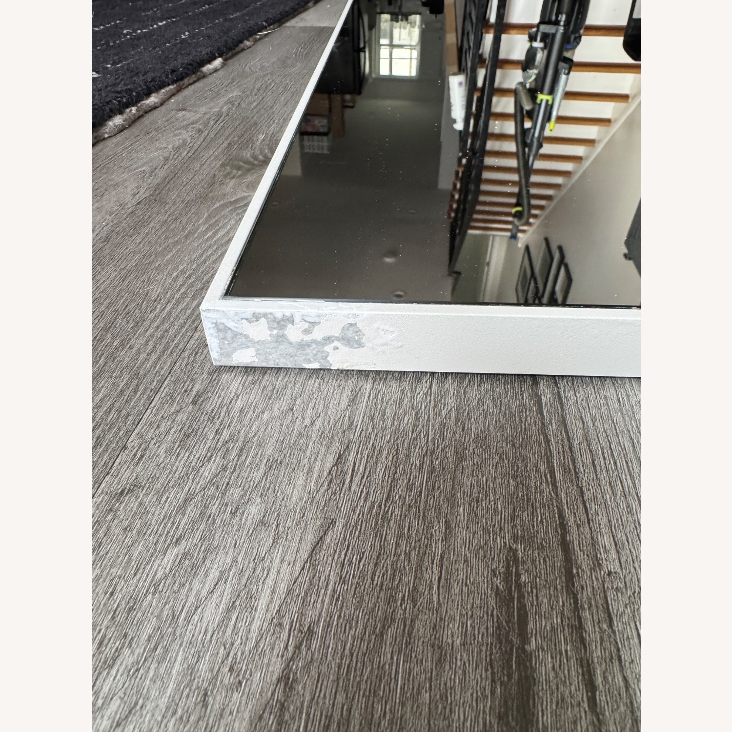 CB2 Matte White Infinity Wall Mirror - image-5