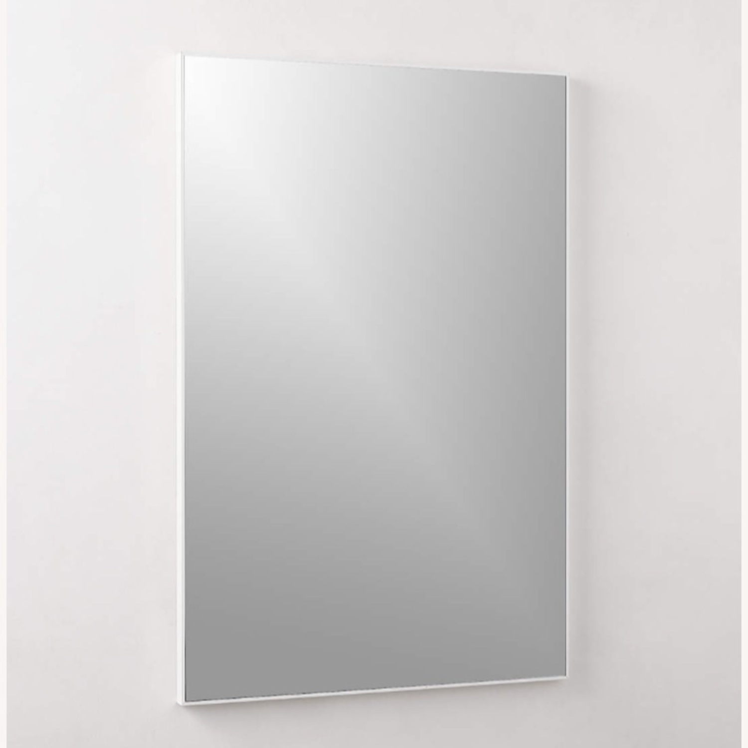 CB2 Matte White Infinity Wall Mirror - image-6