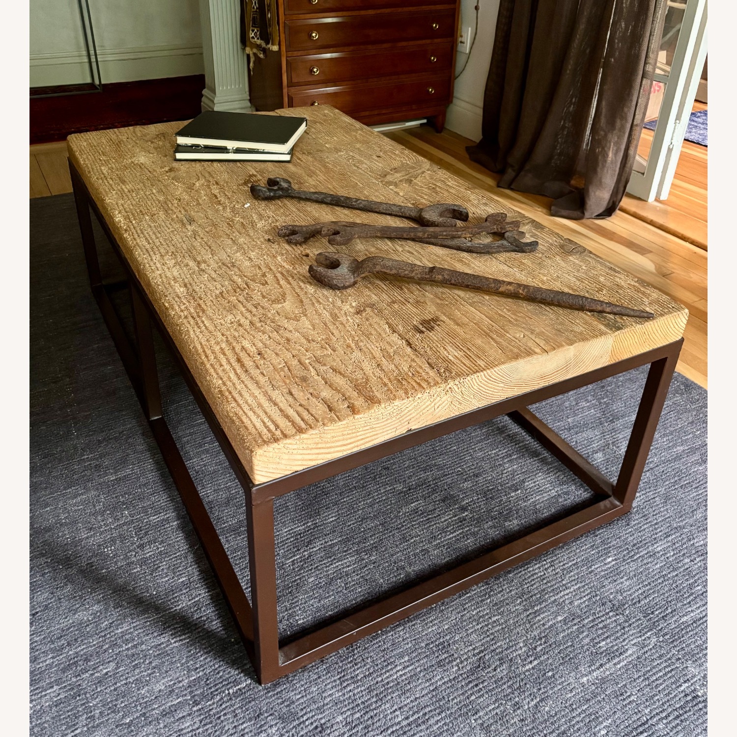 Restoration Hardware Reclaimed Wood Coffee Table - image-1