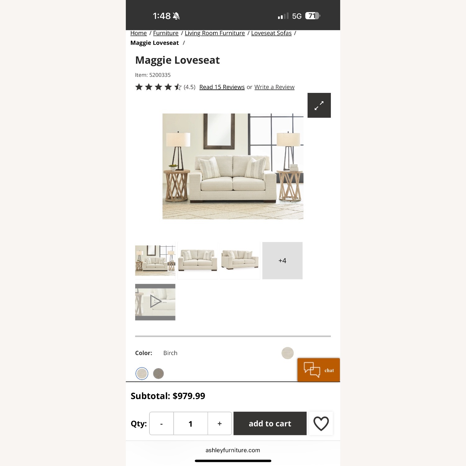 Maggi Loveseat - image-8