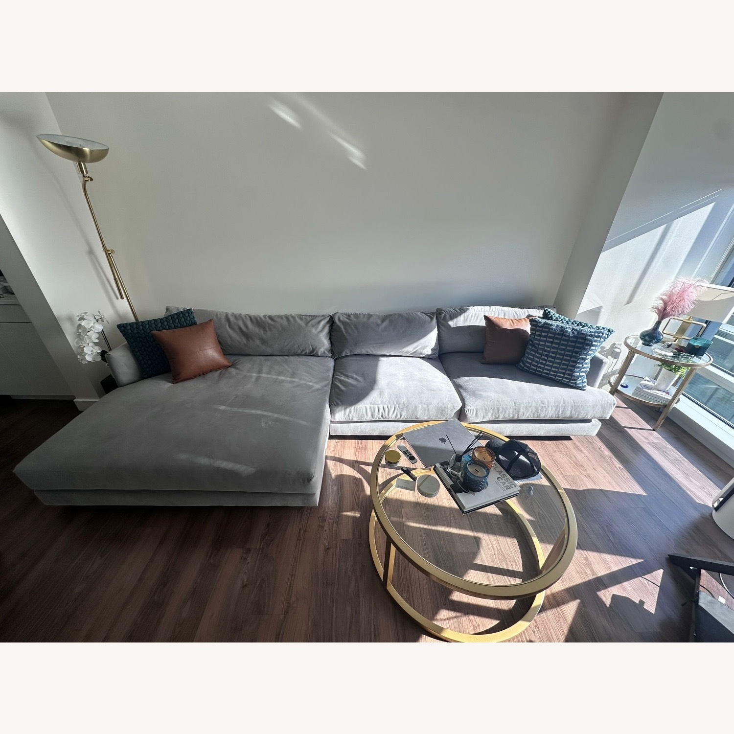 West Elm Sectional Sofa - image-1