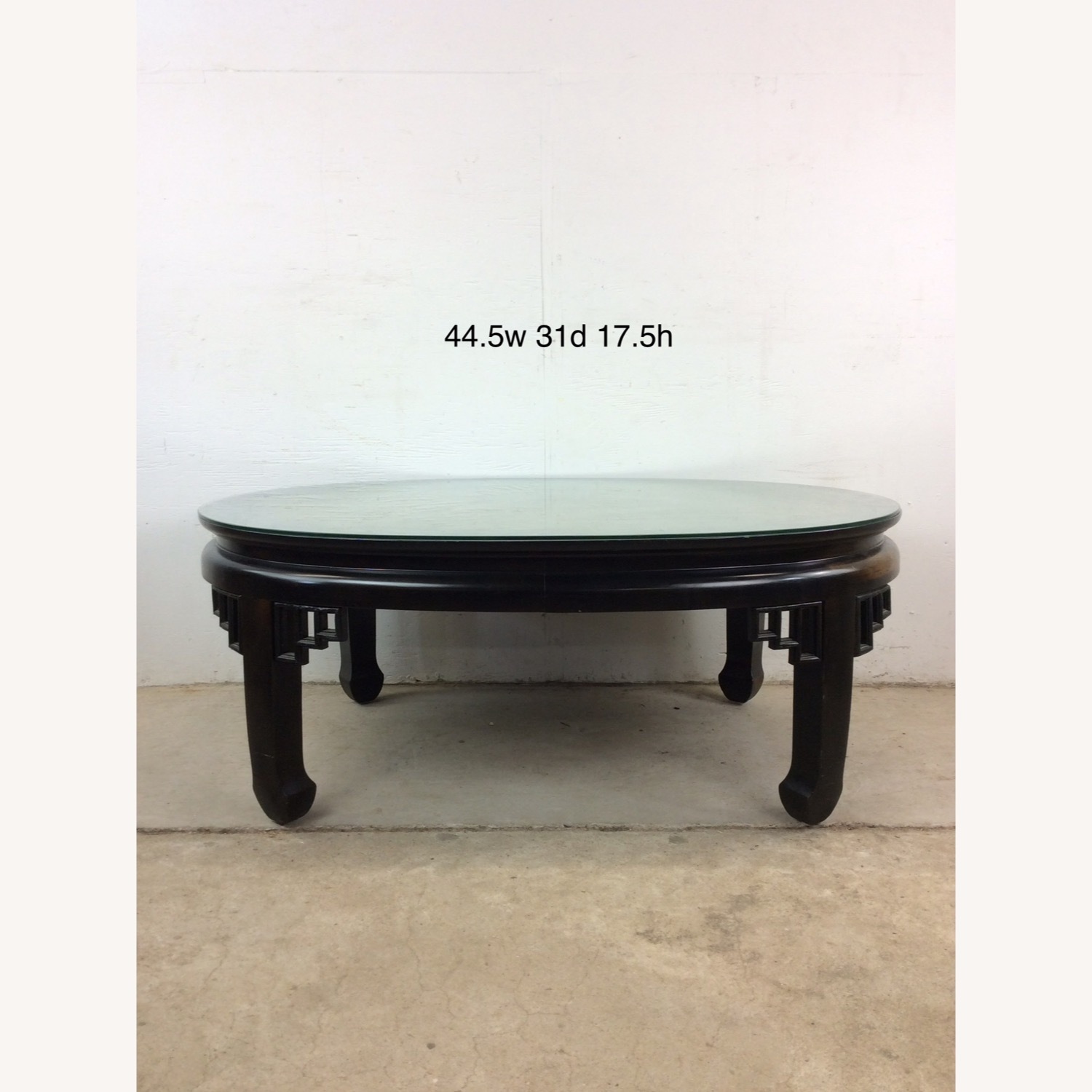 Mid Century Ming Style Coffee Table with Burlwood - image-21