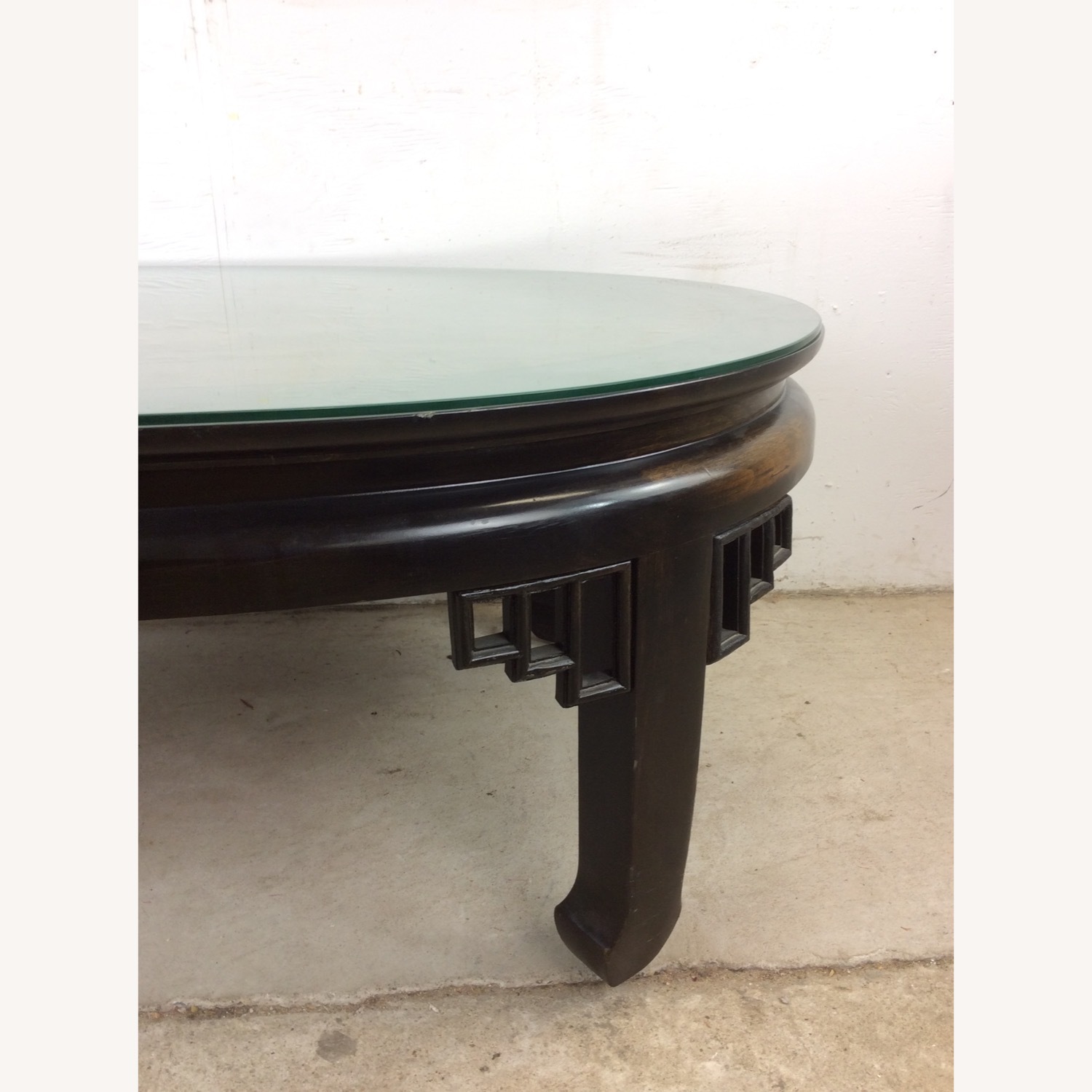 Mid Century Ming Style Coffee Table with Burlwood - image-7