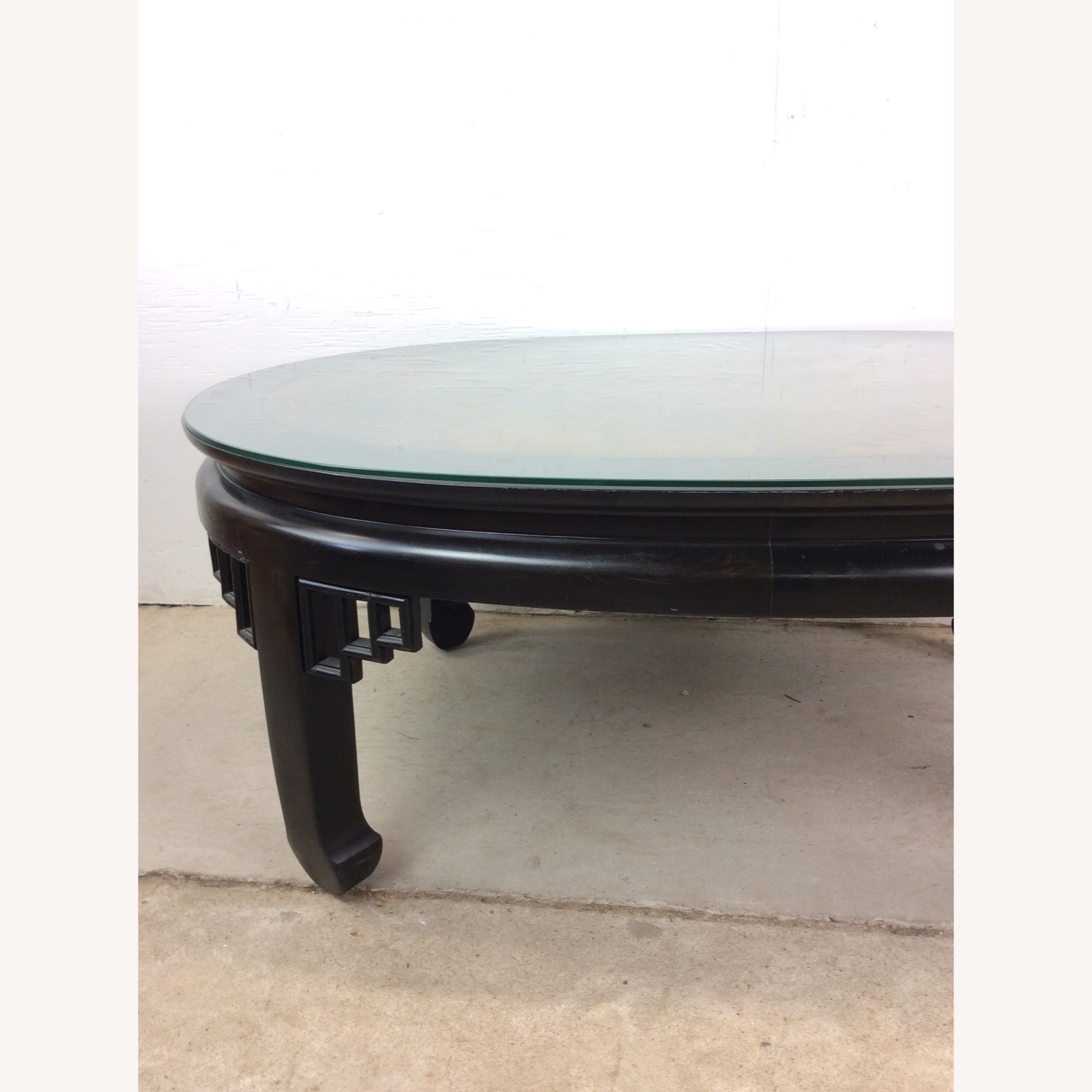 Mid Century Ming Style Coffee Table with Burlwood - image-16