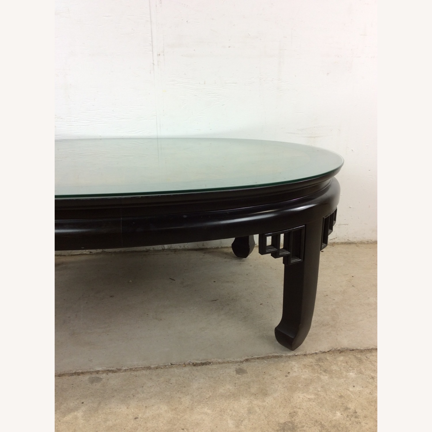 Mid Century Ming Style Coffee Table with Burlwood - image-17