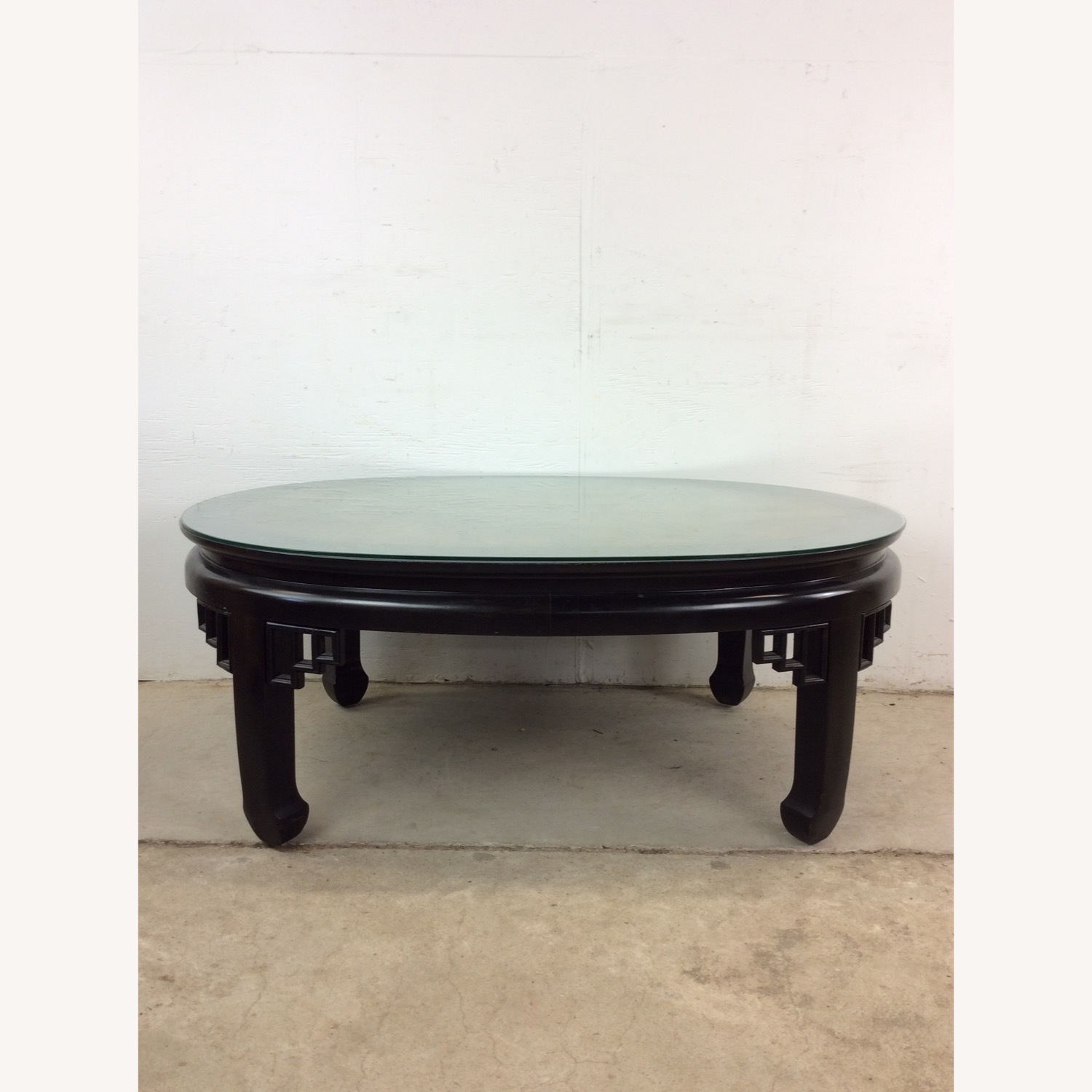 Mid Century Ming Style Coffee Table with Burlwood - image-15