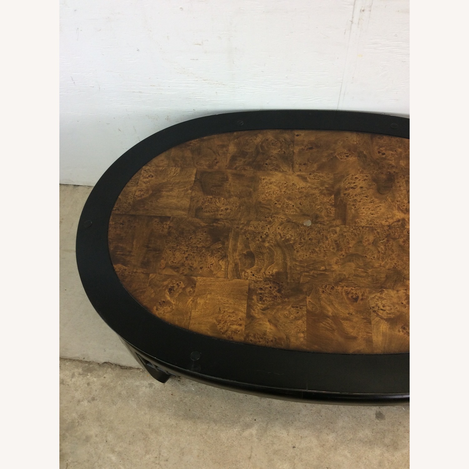 Mid Century Ming Style Coffee Table with Burlwood - image-23