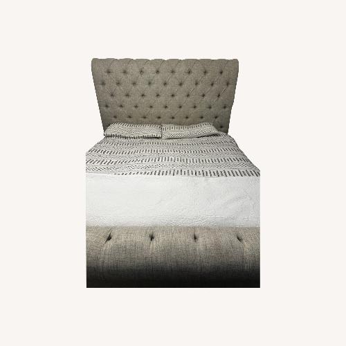 Used Hillcott King Upholstered Bed for sale on AptDeco