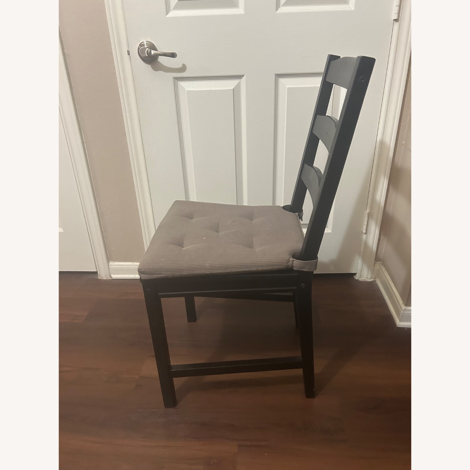 IKEA Dining Set (Table +4 Chairs), Black - image-2