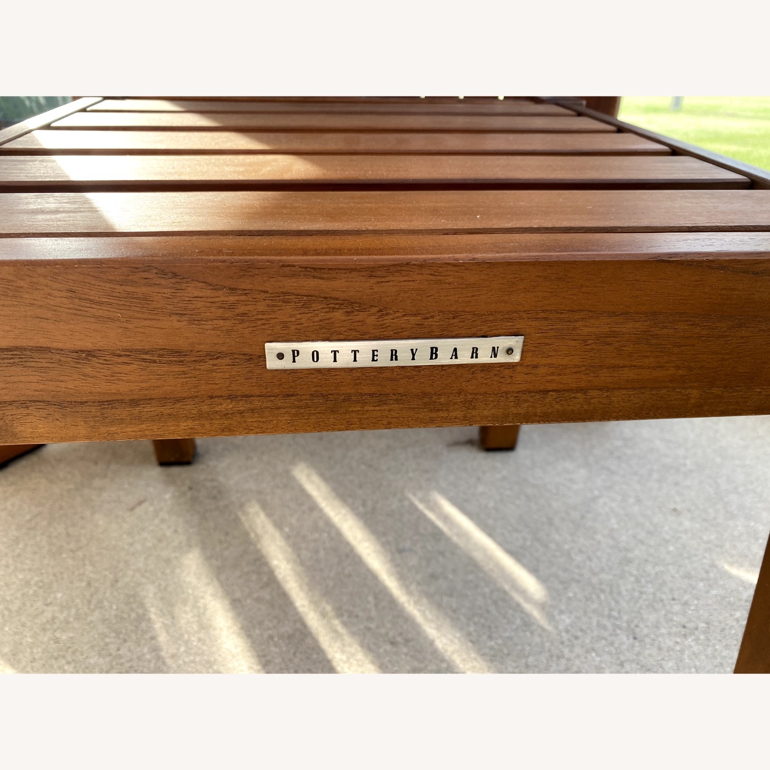 Outdoor Patio Table and Chair Set - Teak - image-3