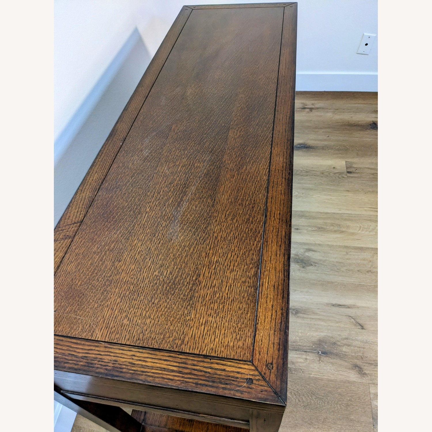 Restoration Hardware Larkspur Console Table - Dark Oak - image-2