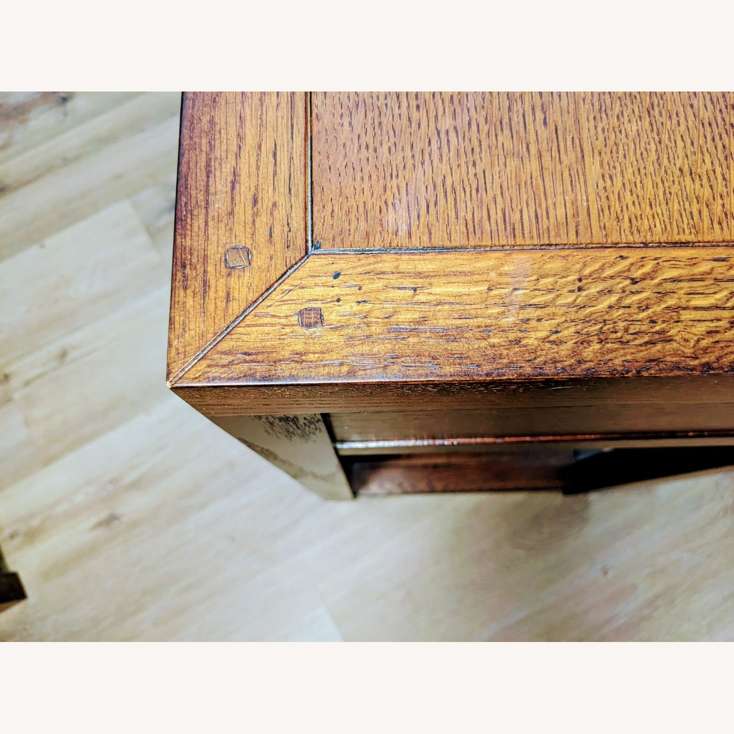 Restoration Hardware Larkspur Console Table - Dark Oak - image-8