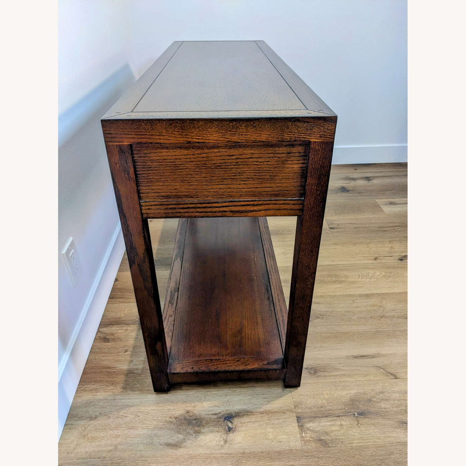 Restoration Hardware Larkspur Console Table - Dark Oak - image-3