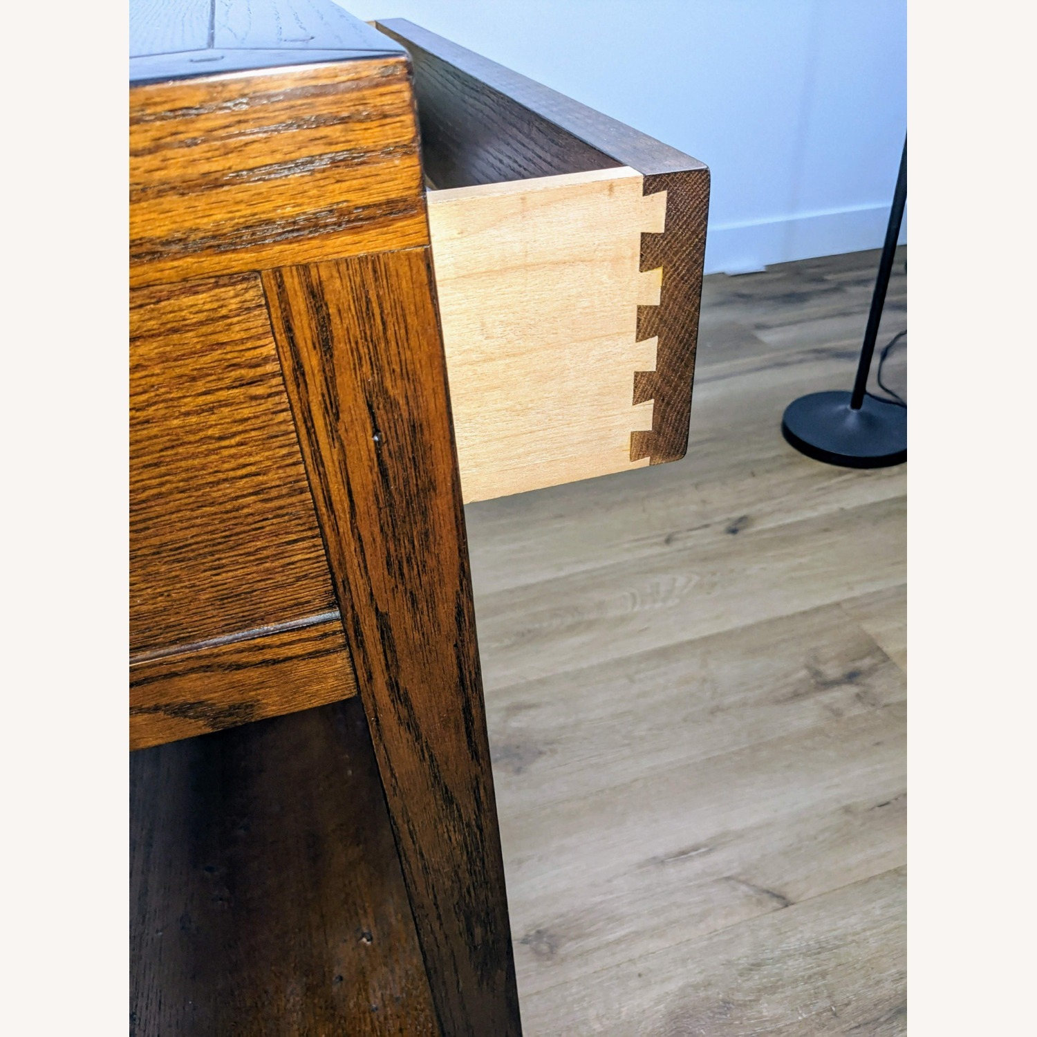 Restoration Hardware Larkspur Console Table - Dark Oak - image-4