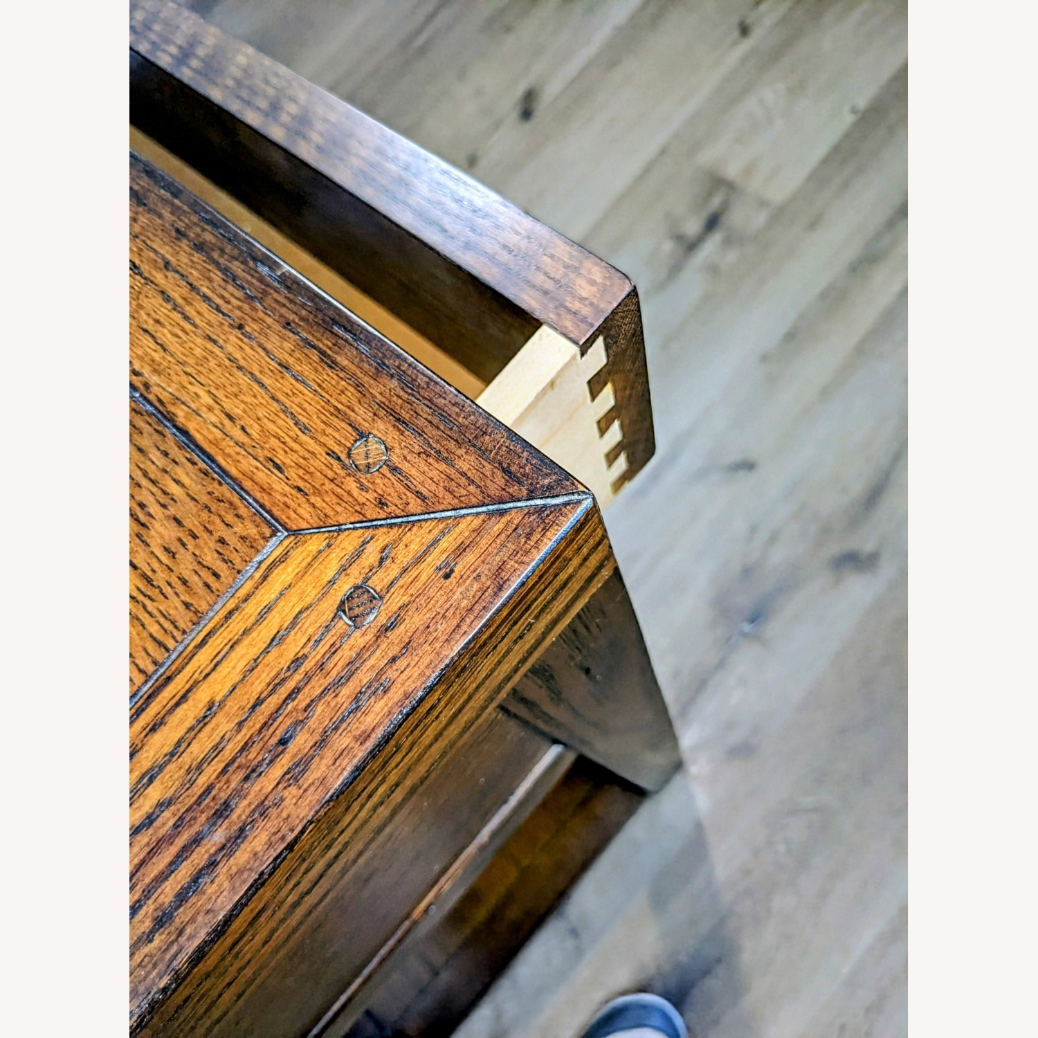 Restoration Hardware Larkspur Console Table - Dark Oak - image-7