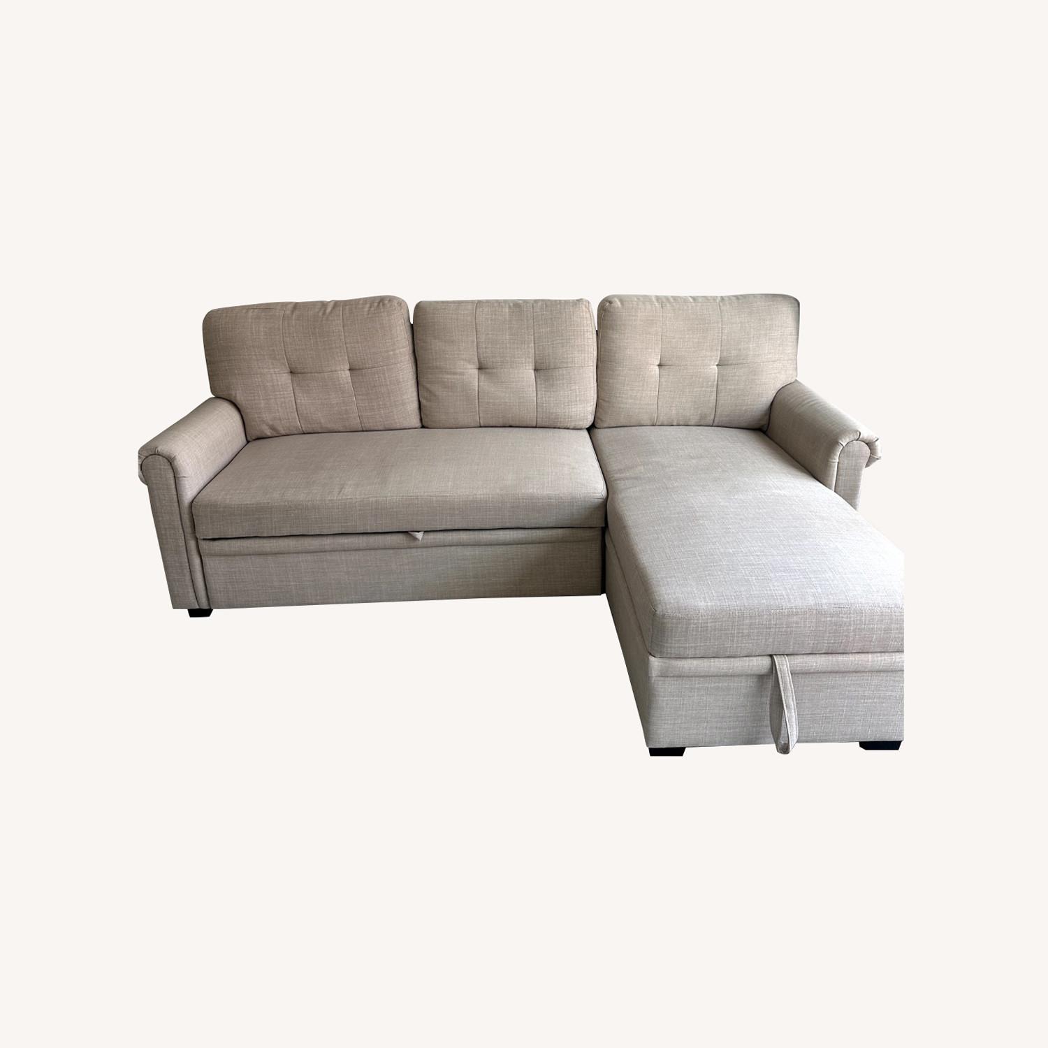 Upholstered Sleeper Sofa - image-0