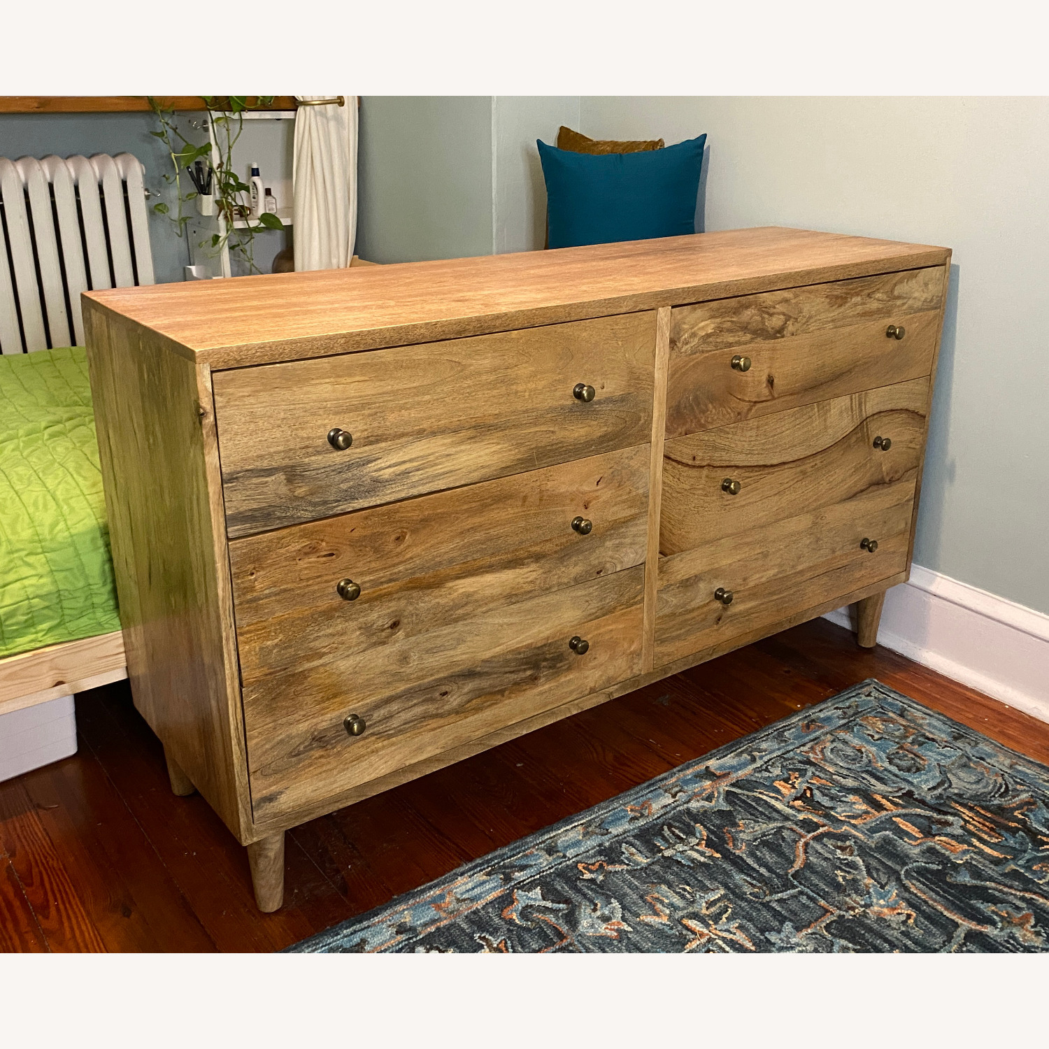 Urban Outfitters 6-Drawer Amelia Mangowood Dresser - image-3