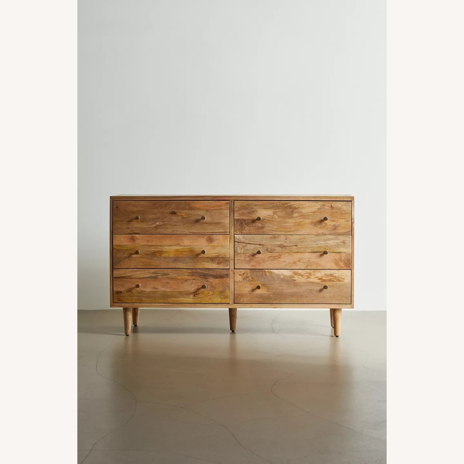 Urban Outfitters 6-Drawer Amelia Mangowood Dresser - image-10