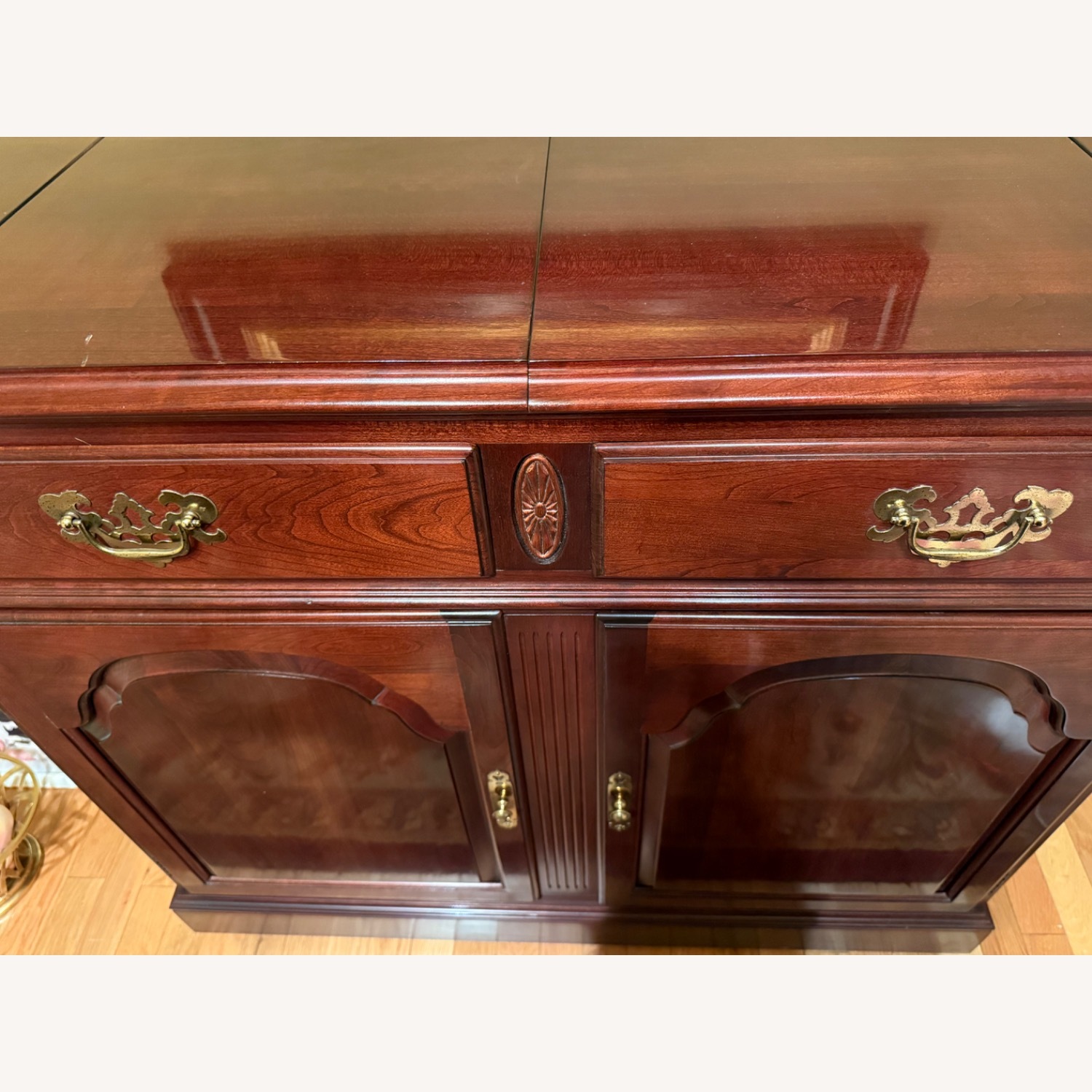 Ethan Allen Georgian Court Flip Top Buffet - image-1