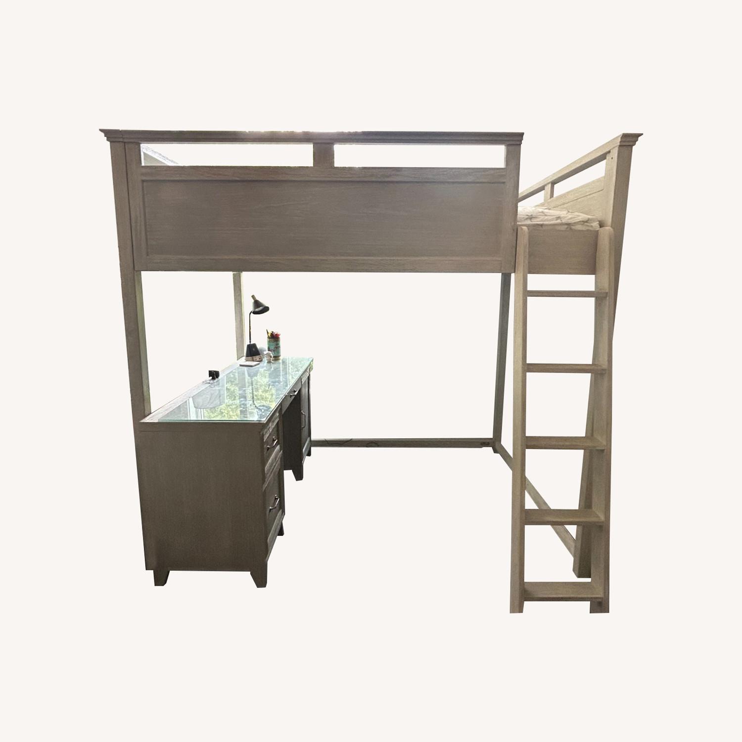 Pottery Barn Teen Hampton Full Loft Bed - image-0