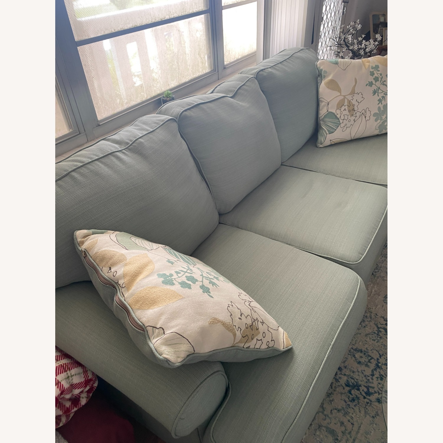 Ashley Furniture Coastal Vibes Sofa W 2 Pillows - image-4