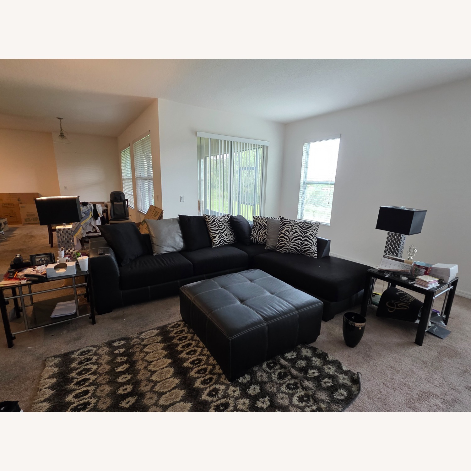 Black Sectional Set - image-2