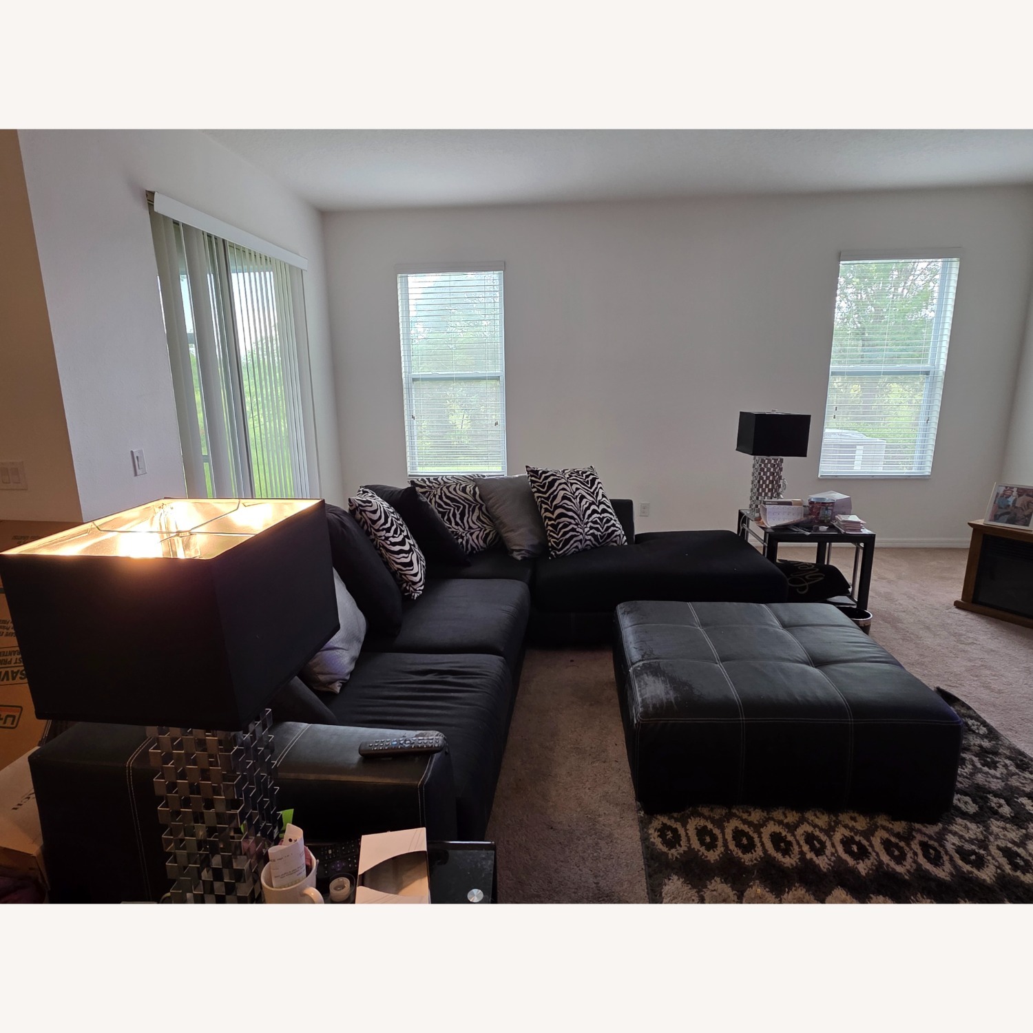 Black Sectional Set - image-3